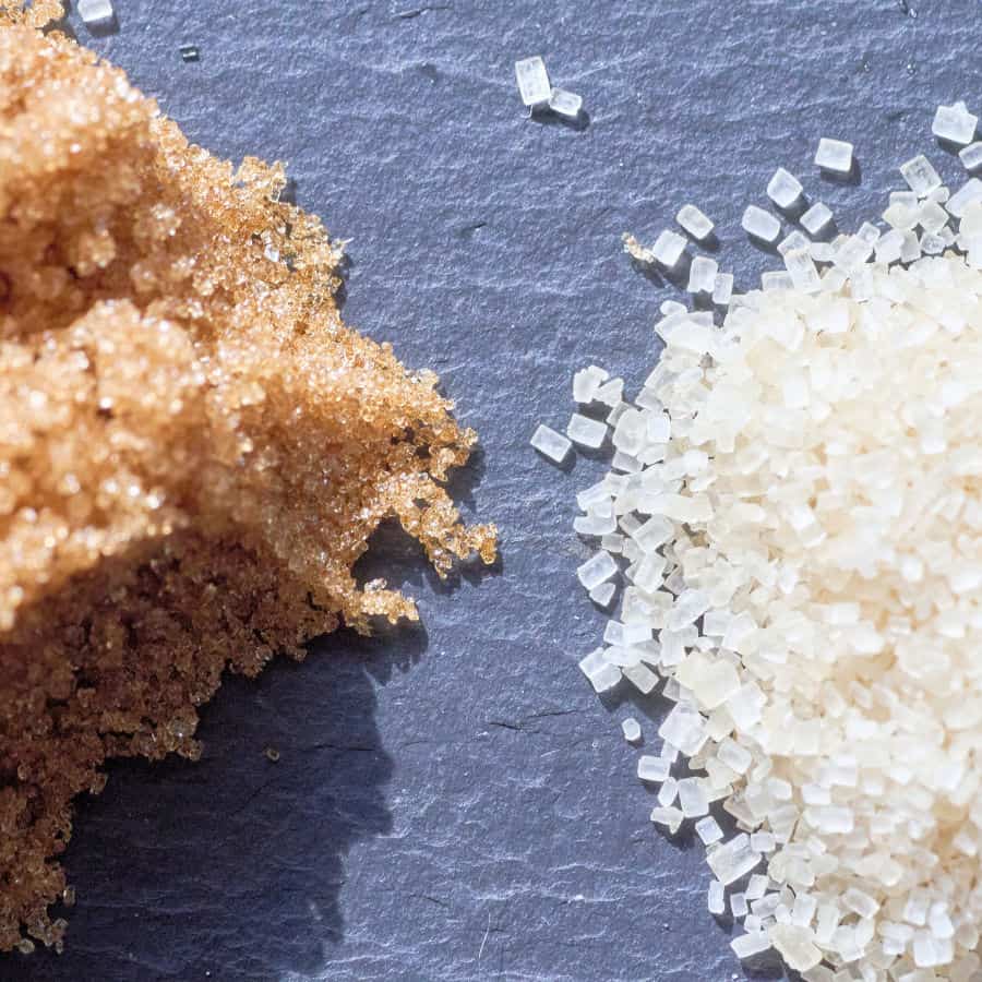 Comparison of American brown sugar and South African brown sugar.